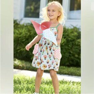 Matilda Jane Pocketful of Flowers Toddler Girls Dress Size 2 Excelent very gentl